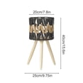 thumbnail image 3 of Woven Flower Pot Stand, Indoor Balcony Wooden Plant Rack for Home Decor, Layered Space-Saving Design for Flower Pots and Potted Plant Display in Living Room and Patio, 3 of 6