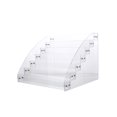 thumbnail image 1 of 1pc Nail Polish Stand Transparent Acrylic Cosmetic Storage Shelf Lip Gloss Organizer, 1 of 6