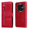 thumbnail image 1 of For TECNO Spark 30C 4G Case Zipper Wallet Calf Texture PU Leather Phone Cover - Black, 1 of 5