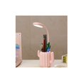 thumbnail image 3 of LED Table Lamp Creative Cactus Eye Dimmer Lamp with Plant Case Desk Reading Flexible USB Touch Table Lamp Night Light 5.00Watts, 3.70 Volts - Pink, 3 of 3