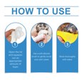 thumbnail image 5 of 3pcs Pet Foot Cleaner Dog And Cat Wash Paws Foot Cleaner Foot Care Foam, 5 of 5