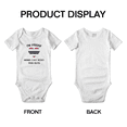 thumbnail image 3 of I'm Proof Mommy Can't Resist Thai Guys Cute Baby Bodysuits Newborn Clothes (White, 6-12 Months), 3 of 5
