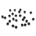 thumbnail image 4 of 25 uds dados de seis lados perfke en blanco D6 juego de rol juguete Negro, 4 of 5