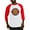Red/White, variant on CafePress - Kappa Alpha Order Loyal Order Baseball Jersey - Cotton Baseball Jersey, 3/4 Raglan Sleeve Shirt
