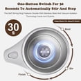 thumbnail image 6 of Rechargeable Automatic Stirring Coffee Mug, Built In Mixing Mechanism, Rust Resistant Stainless Interior, Travel Home Self Stirring Beverage Cup, 6 of 9