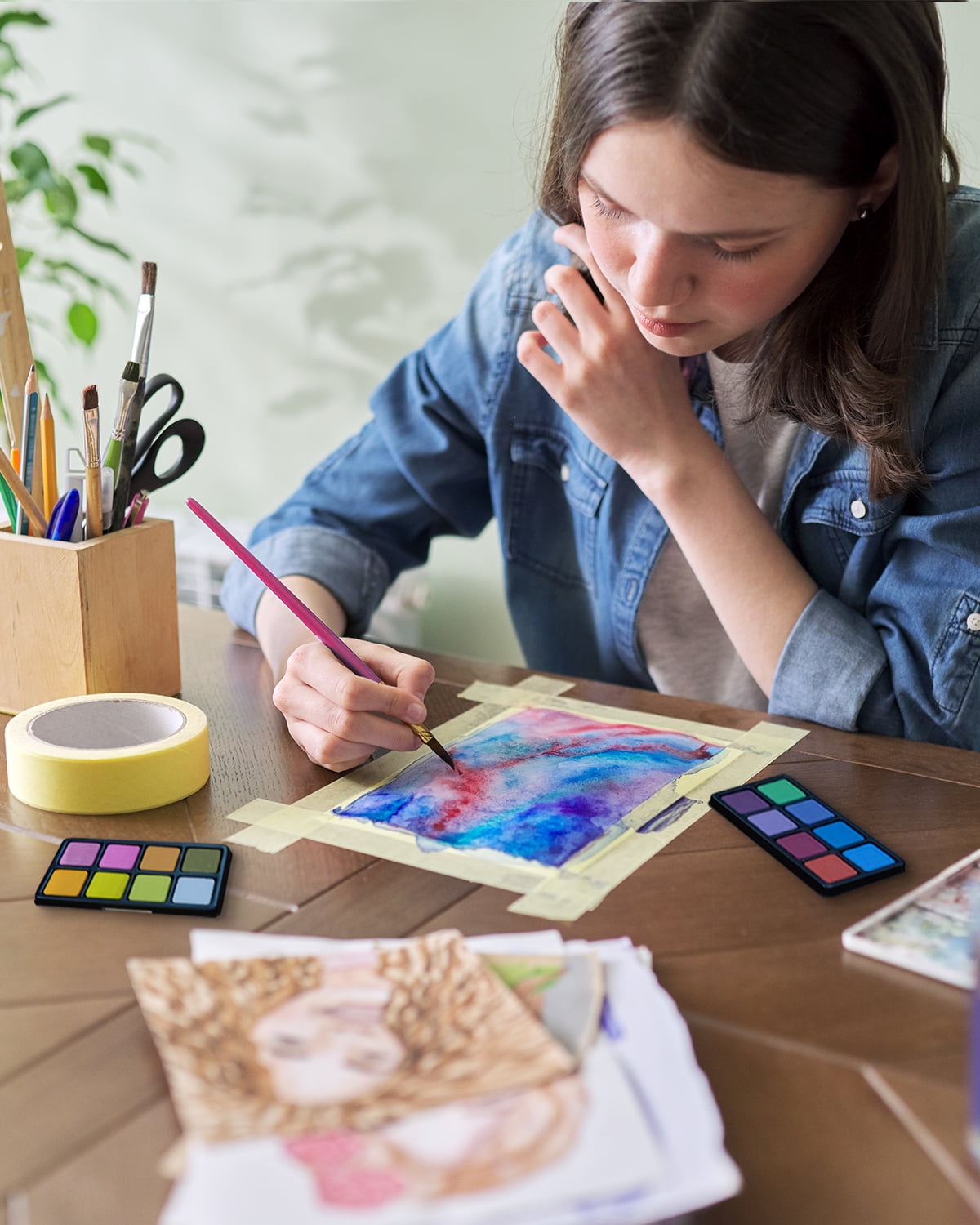 COLOUR BLOCK 73pc Mixed Media Art Kit: Painting and Drawing Set for All Ages