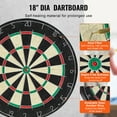 thumbnail image 4 of KFFKFF Dartboard with Cabinet Kit, Official Size Dartboard Cabinet Set, Steel Point Dart Concealment Cabinet, Simple Assembly, Comes with All Necessary Equipment, Ideal for Cricket Matches, 4 of 9