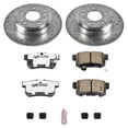 thumbnail image 3 of PowerStop Rear Z26 Street Warrior Carbon-Fiber Ceramic Brake Pad and Drilled and Slotted Rotor Kit Fits: ACURA Select Models K3153-26, 3 of 9