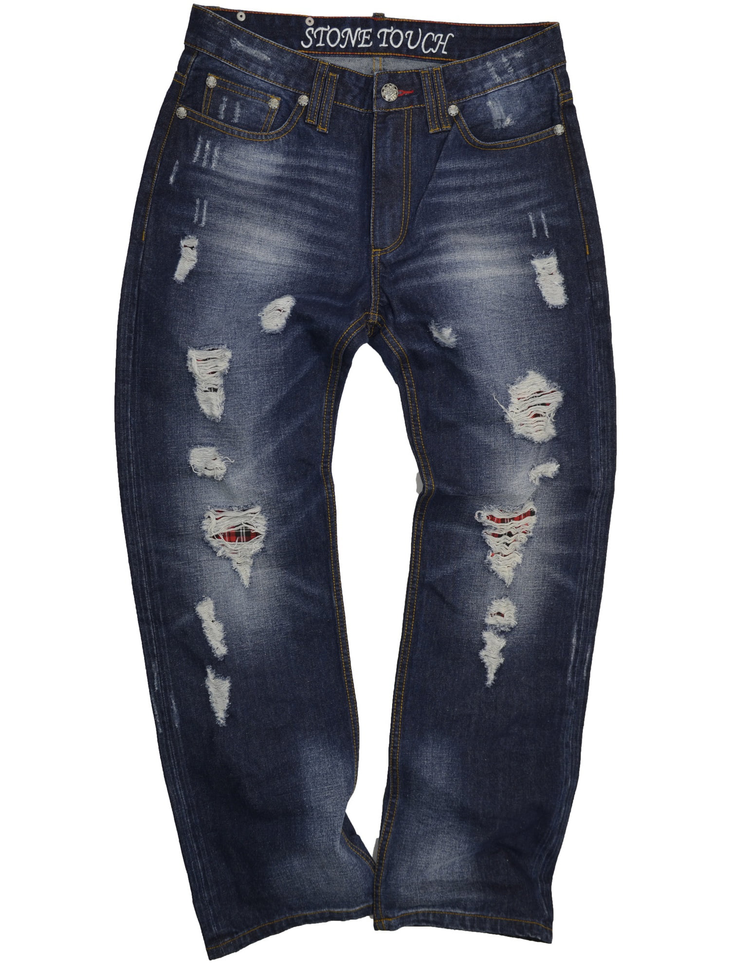 StoneTouch Men's Relaxed Jeans N2288 - Walmart.com