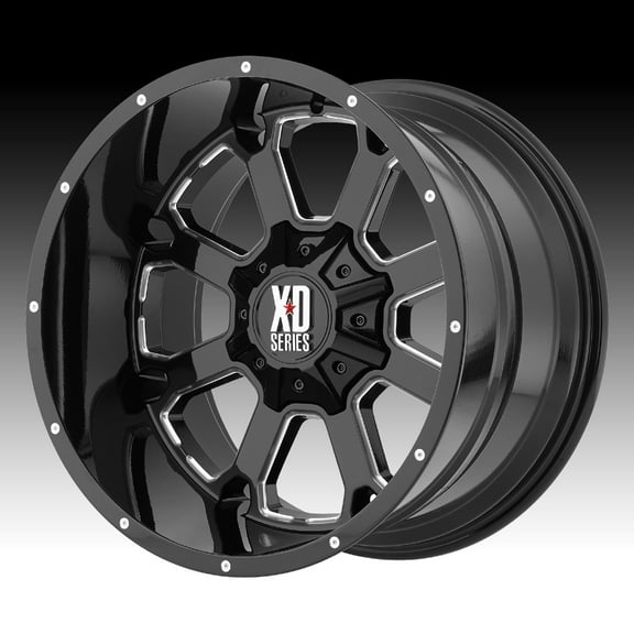 KMC-XD Wheels XD82521086324N XDWXD82521086324N BUCK 25 20X10 5X5.5/5X150 BLACK (-24 MM)