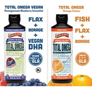 Barleans Plant Based Total Omega 3 · 6 · 9, Pomegranate Blueberry Smoothie, 3,980 mg, 16 oz (454 g)