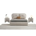 thumbnail image 2 of American Eagle B-D082-CK Modern Contemporary Ivory Fabric California King Bed, 2 of 3