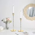thumbnail image 4 of Décoration de Grand Candélabres Coniques (Or) 3 Pcs, 4 of 5