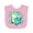 AD-Pink, variant on Inktastic Frog, Tadpole, and Bubbles Boys or Girls Baby Bib