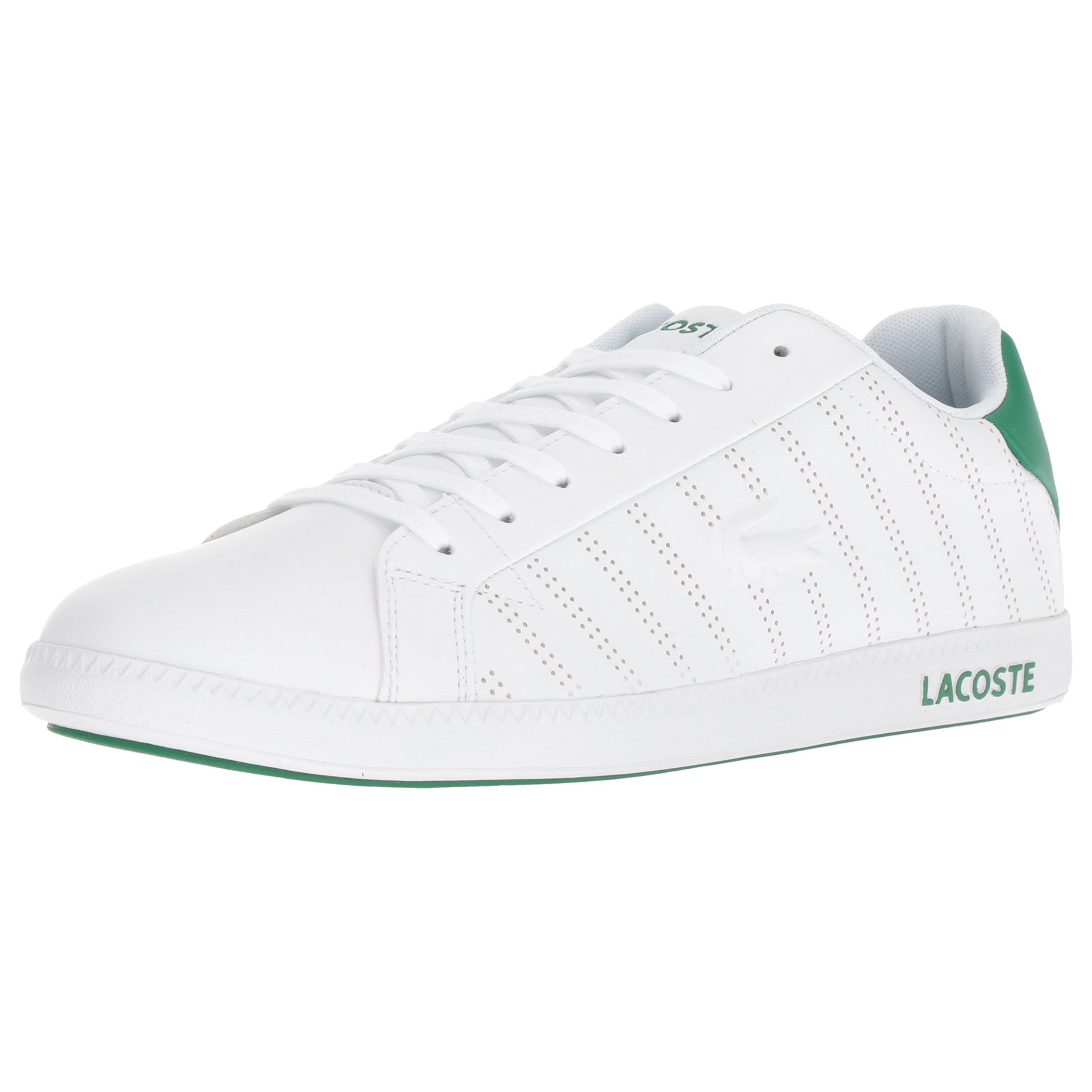 lacoste graduate white green