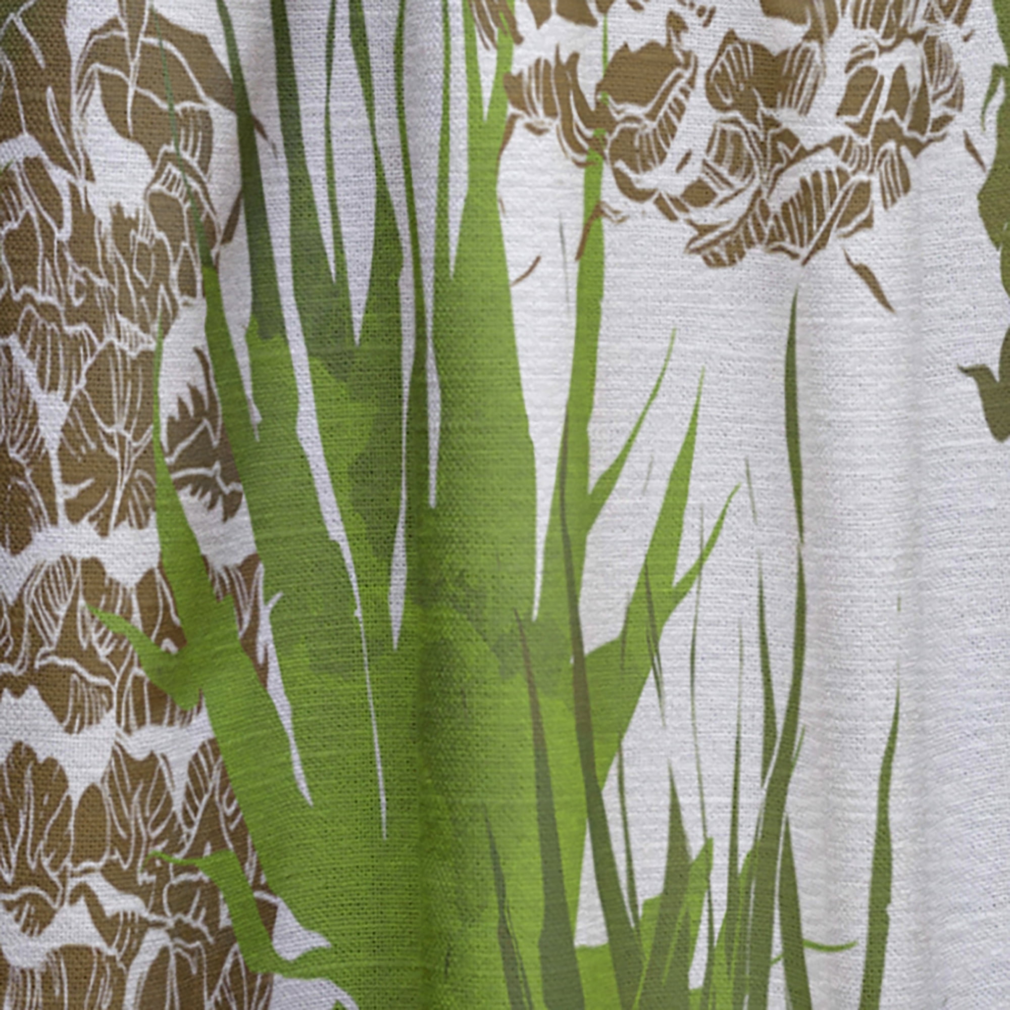 Designart 'Tropical Foliage Mood XI' Tropical Curtain Panel