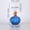 Blue, variant on Vintage Style Oil Lamp with Glass Candle Holder, Retro Glass Clear Kerosene Lamp Lantern, Clear Hurricane Oil Lamp for Table Centerpiece, Wedding Decor, Farmhouse Rustic Home Decor