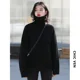 thumbnail image 3 of Suéter coreano CHIC VEN para mujer, suéteres holgados de cuello alto, suéter sólido cálido, prendas de punto, tops básicos para mujer, otoño invierno 2022, 3 of 5
