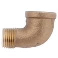thumbnail image 1 of 90 Degree Street Elbow Anderson Metals Brass, 1/8 pulgadas FIP x 1/8 pulgadas MILP, 1 of 1