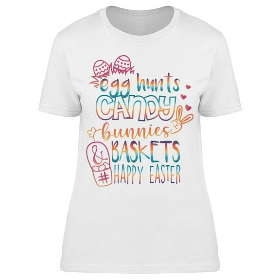 Candy Bunnies And Baskets Women's T-shirt