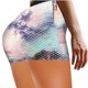 thumbnail image 4 of Gibobby Pantalones cortos de yoga Pantalones cortos de cintura para mujer, pantalones de Yoga con estampado de Yoga y Fitness para correr a la altura (Gris,XG), 4 of 5