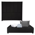 thumbnail image 1 of Box Base Cama Individual+Cabecera Nizza Negro+Almohada 2Pack+Protector Cloud+Sabanas Softy, 1 of 7