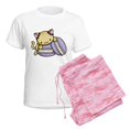 thumbnail image 6 of CafePress - Macaron Kitty Pajamas - Women's Short Sleeve Print T-Shirt and Pants Light Cotton Pajama Set, 6 of 7