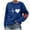#0248-Blue, variant on Yes I am Cold Me Sweatshirt Women Long Sleeve I'm Always Cold Funny Saying Casual Pullovers Tops