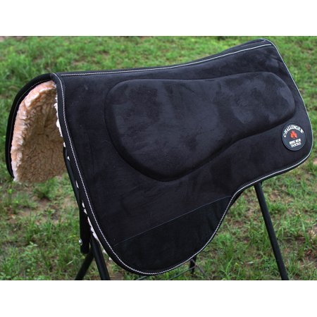 Western Horse SADDLE PAD Barrel Memory Foam Fur Bottom