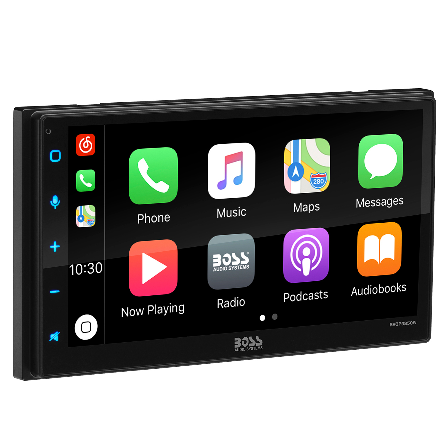 BOSS Audio Systems BVCP9850W Car Audio Stereo System, Wireless Apple CarPlay  and Android Auto, 6.75 inch Double Din, Touchscreen, Bluetooth Head Unit,  Radio Receiver, No CD Player, RGB Illumination