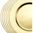 thumbnail image 2 of 6 Pack 13” Gold Round Charger Plate by Celebrate It - Table Setting for Weddings - Birthdays - Engagement Parties - and Holidays, 2 of 5