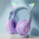 thumbnail image 5 of Auriculares InaláMbricos RGB Cute Cats Girls Kid Gift Auriculares con MicróFono MúSica Gaming Auriculares Control Luces Auricular D, 5 of 10