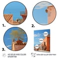 thumbnail image 3 of Designart "Tones Fontanas Italy Terracotta wall art V" Cityscapes Canvas Print, 3 of 5