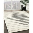 thumbnail image 3 of Ahgly Company Machine Washable Indoor Round Contemporary Antique White Beige Area Rugs, 8' Round, 3 of 7