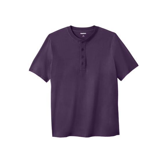 KingSize Men's Big & Tall Shrink-Less Lightweight Henley T-Shirt