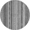 thumbnail image 1 of Ahgly Company Indoor Round Abstract Gray Modern Area Rugs, 6' Round, 1 of 4