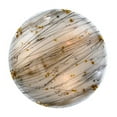 thumbnail image 2 of Meyda 133208 24 in. Metro Fusion Ramoscelli Glass Inverted Pendant, White Irid & Root Beer Frit & Black & White, 2 of 7