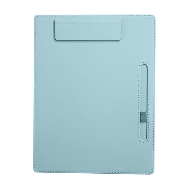 AYktou Home Organizers and Storage Folder Board Student Notepad Writing Board Business Folder Office Contract Signatures Pad Menu Folder Leather Plywood for Party Indoors