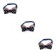 thumbnail image 3 of Billuyoard Collares para perros Pajarita Mascotas Aseo Decoraciones Suministros Cachorro Raya Estrella Type1 NO1 Billuyoard CBP256482, 3 of 6