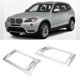 thumbnail image 5 of 2pcs Chrome Plated Left Hand Drive Side Air Conditioning Outlet Cover Trim Fit for X3 F25 2011-2017, 5 of 5