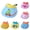 A-Sky Blue1362, variant on Kids Toddler Visor Hat Wide Brim Cute Cartoon Dinosaur Summer Beach Sun Hat Adjustable For 2-6 Years