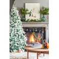 thumbnail image 5 of Perfect Holiday 6 Ft Snow Flocked Christmas Tree, 583 pvc branch tips with Metal Stand, 5 of 5