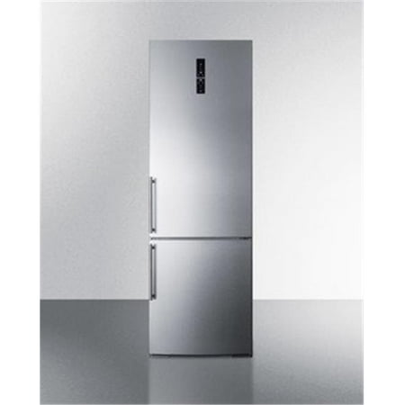 Summit Appliance FFBF249SSBI 24 in. Counter Depth Bottom Freezer Refrigerator,