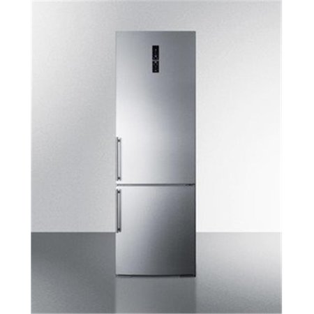 Summit Appliance FFBF249SSBI 24 in. Counter Depth Bottom Freezer Refrigerator, (Best Counter Depth Refrigerator)