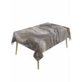 thumbnail image 2 of Gray Marble Tablecloth Rectangle Table Cloths 54x108, Waterproof Tablecloth Outdoor Table Cloth, Farmhouse Vintage Abstract Ombre Texture Washable Table Cover for Kitchen Dinning Party, 2 of 8