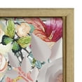 thumbnail image 3 of Kate and Laurel Sylvie Natural Woman Framed Canvas Wall Art by Nikki Chu, 18x24 Gold, Decorative Feminine Floral Art for Wall, 3 of 7