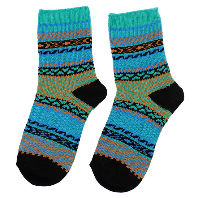 Calcetines Calientes Del Invierno Vintage étnicas de Arranque Medias para Mujeres BLESIY Ropa de mujer