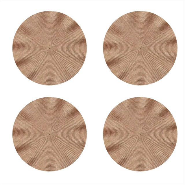 Estera de Comedor Occidental con Borde de Oreja de Madera, A Prueba de Aceite, Impermeable, Resistente A la Suciedad y Aislante del , Color Champán