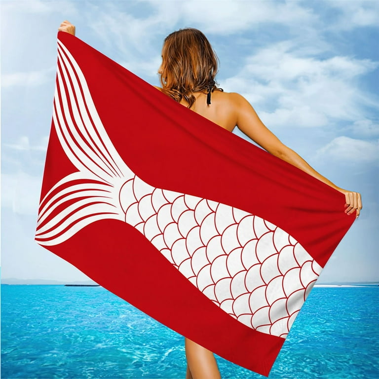 Microfiber Beach Towel Oversize Towels Tie Dye Cool Travel Pool