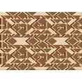 thumbnail image 1 of Ahgly Company Indoor Rectangle Patterned Saddle Brown Area Rugs, 7' x 9', 1 of 6